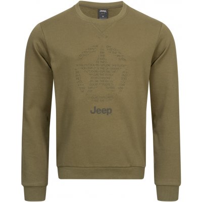 Jeep Men Round Neck Sweatshirt Star All – Zboží Dáma