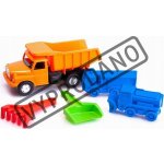 Dino TATRA T148 oranžová 30cm pískový set auto s nástroji a formičkami – Zboží Dáma