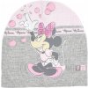 Dětská čepice Dívčí zimní čepice Minnie Mouse TH4146 šedá/ světle růžová
