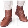 Karnevalový kostým Marshal Historical Středověké kotníkové boty s přezkami Seveřan výprodej