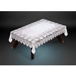 MyBestHome Žakárový ubrus Treysy bílá 180x130 cm – Hledejceny.cz