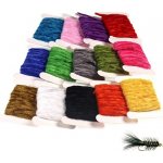 Velvet Chenille - Barva Olive Green – Zboží Mobilmania