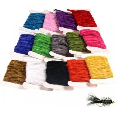 Velvet Chenille - Barva Olive Green – Zboží Mobilmania