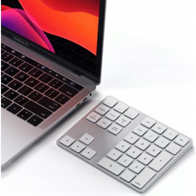 Satechi Aluminum Bluetooth Extended Keypad ST-XLABKS – Zboží Mobilmania