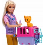 Mattel Barbie Zachraňuje zvířátka Blondýna – Zboží Dáma