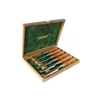 Sada plochých dlát PREMIUM v kazetě, WOOD LINE PLUS, Narex 6-10-12-16-20-26, balení 1 ks – Zboží Dáma