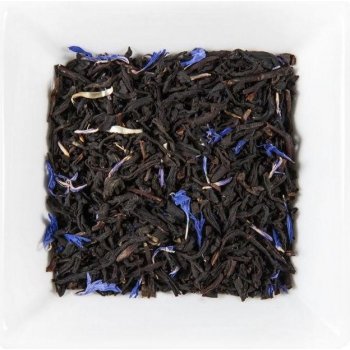 Unique Tea Čaj Modrý stín Jahoda a Rebarbora Černý čaj aromatizovaný 100 g