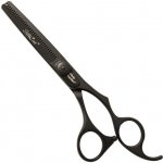 Olivia Garden Silk Cut Shear Matt Black Edition T6-35BLprofi efilační nůžky na vlasy – Sleviste.cz