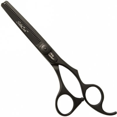 Olivia Garden Silk Cut Shear Matt Black Edition T6-35BLprofi efilační nůžky na vlasy