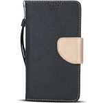Pouzdro Sligo Smart Book univerzální telefony 5,5" - 5,7" černé/zlaté – Sleviste.cz