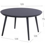 Hartman Zahradní jídelní stůl Sophie Studio 128 cm - xerix – Hledejceny.cz