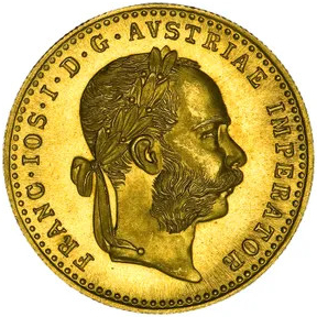 Münze Österreich Zlatá mince 1 Dukát Münze Österreich 1915 novoražba 3,44 g