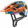 Cyklistická helma Uvex REACT junior PAPAYA CAMO 2024