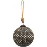 Clayre & Eef Zlato-hnědá antik skleněná ozdoba koule - Ø 11*11 cm – Hledejceny.cz