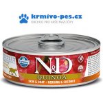 N&D GF CAT QUINOA Herring & Coconut 80 g – Zboží Mobilmania