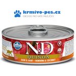 N&D Cat QUINOA Adult Herring & Coconut 80 g – Zboží Mobilmania