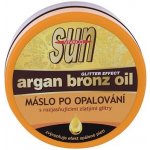Vivaco Sun Argan Bronz Oil Glitter Aftersun Butter poopalovací máslo s arganovým olejem a třpytkami 200 ml – Hledejceny.cz
