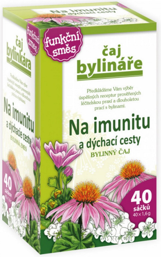 Bylinář Bylinný čaj Na imunitu a dýchací cesty 40 x 1.6 g