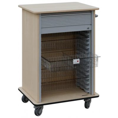 DEXTER 25 TRANSPARENT vozík boxový, roletový, 1180x780x620 mm, bříza světlá – Hledejceny.cz
