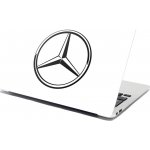 Sablio Samolepka na notebook Logo 1 Bílá - 38x26 cm – Zboží Živě