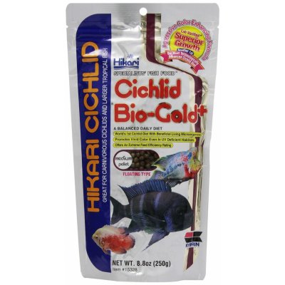 Hikari Cichlid Bio-Gold Plus Medium 250 g – Zboží Mobilmania