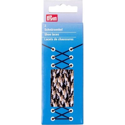 PRYM Kulaté tkaničky outdoorové, 5 mm, 150 cm, černé/bílé/béžové – Zboží Mobilmania