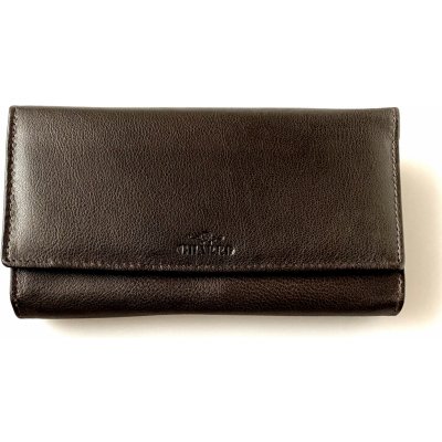Dámská kožená peněženka Charro Blanc 7046 tmavě hnědá