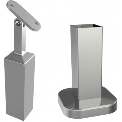 Hahn Steel Prvek pro dřevěný sloupek 40 x 40 mm a plochou rukojeť – Zbozi.Blesk.cz