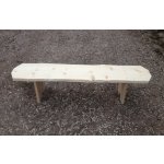 DZ-SERVICE Zahradní lavice z masivu bez opěradla ZNM-030, bez povrchové úpravy – Zboží Dáma