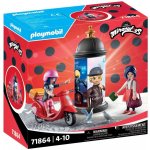 Playmobil 71864 Kouzelná Beruška a Černý kocour Marinettin skútr – Zboží Dáma
