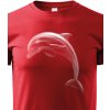 Dětské tričko dětské tričko Delfín, červená