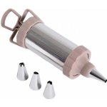 Zdobící pistole | EASY BAKE | pro zdobení ze nerezové oceli | 5 dílů | 723483 – Zboží Mobilmania