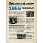 Narozeninové noviny 1955 s vlastním textem a fotografií S fotografií a textem – Zboží Dáma