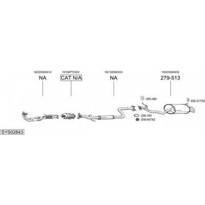 BOSAL BS 233-405 | Zboží Auto