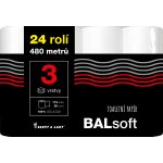 BALsoft 3vrstvý toaletní papír 24 ks – Zboží Dáma