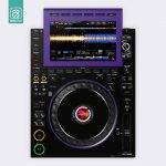 Doto Design Skin CDJ 3000X COLORS DVS Purple – Zboží Živě
