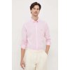 Pánská Košile Tommy Hilfiger bavlněná košile slim s límečkem button-down MW0MW30675 růžová
