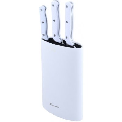 Berger Sada nožů v bloku 3 ks NATURALLY BG 39245 WH – Zboží Dáma