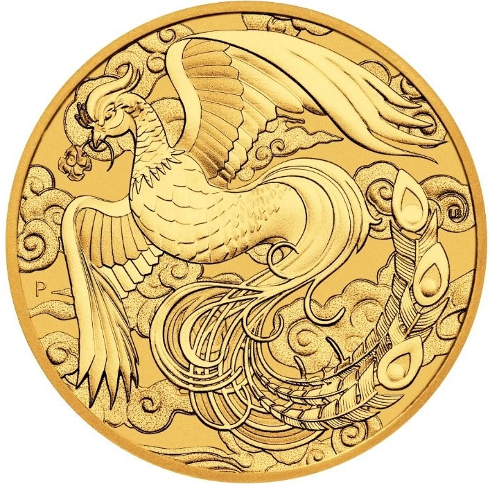 Perth Mint zlatá mince Australian Phoenix 6. 1 oz