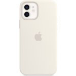 Apple iPhone 12 mini Silicone Case with MagSafe White MHKV3ZM/A – Zboží Mobilmania