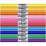 MFP krepový papír role 50x200cm mix barev 10ks duhový – Zboží Dáma