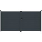 G21 Orlando 350x173 cm dvoukřídlá, antracitová – Sleviste.cz