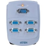 Aten VS-84 VGA splitter / 4-portový (1 PC - 4 monitory) / 250MHz – Zboží Živě