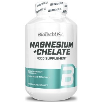 Biotech USA Magnesium + chelate 60 kapslí