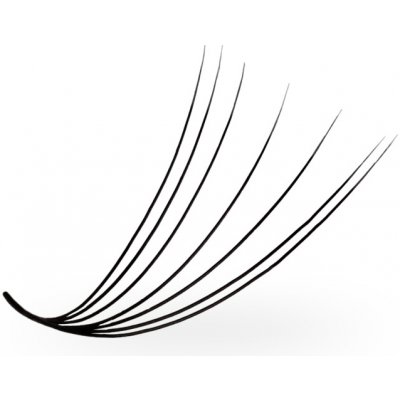 Luxury Lashes 7D Řasy Premium sypané v Hotovém Vějířku - 1 000 Ks Zakřivení umělých řas: D, Délka umělých řas: 10 mm, Tloušťka řas: 007 – Zboží Dáma