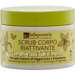 laSaponaria Bio Body scrub s citronovou trávou a mátou 250 g – Zboží Dáma