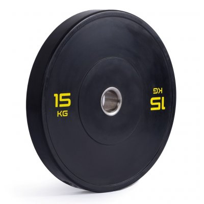 TRINFIT Bumper Plate gumový 15 kg /50 mm – Sleviste.cz