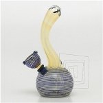 Pyrex Bong Cobra modrá 16 cm – Zboží Dáma