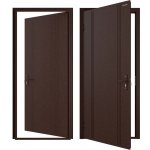 DoorHan Vchodové dveře ECO 98 x 205 cm levé antique měď – Hledejceny.cz