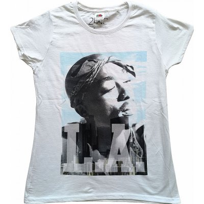 Tupac LA Skyline Girly White – Sleviste.cz